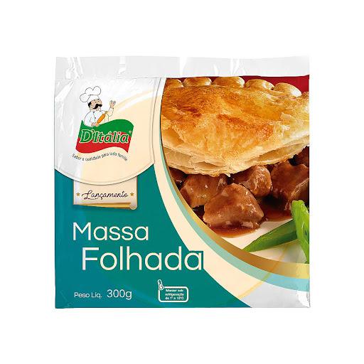 Massa D'Italia 300g Folhada Quadrada