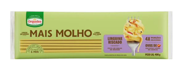 Massa Orquidea 400g Linguine Mais Molho