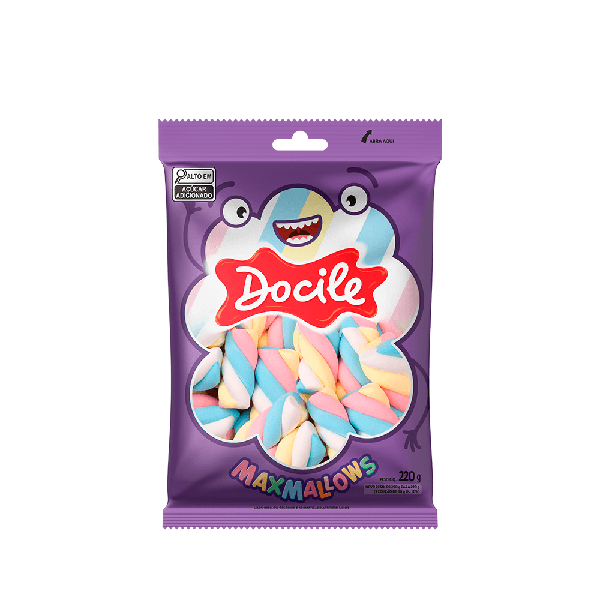 Maxmallows Docile 220g Twist Color Baunilha