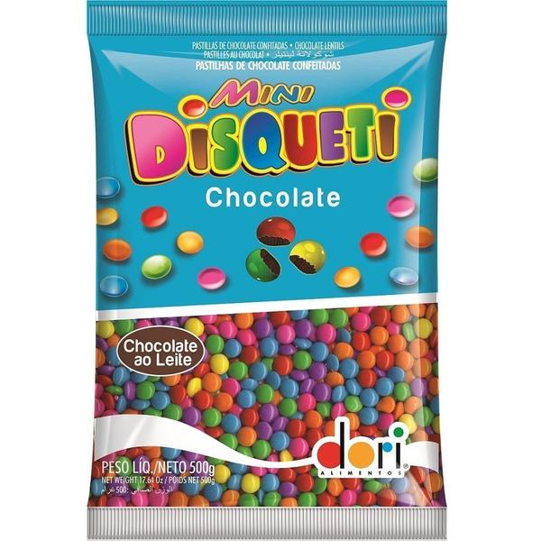 Mini Disqueti Dori 500g Ao Leite