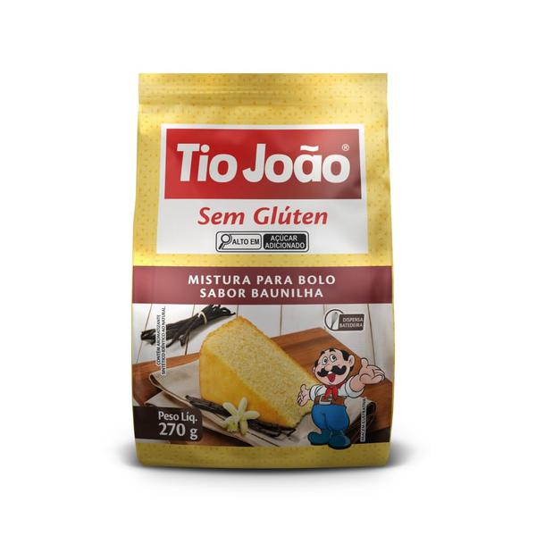 Mistura Bolo Tio Joao 270g Baunilha