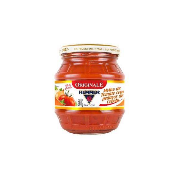 Molho Tomate Hemmer 360g Com Cebola