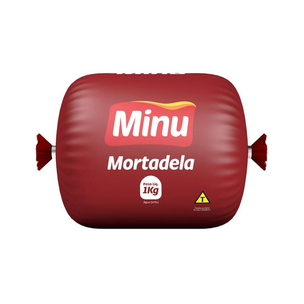 Mortadela Minu 1kg  C/ Toucinho