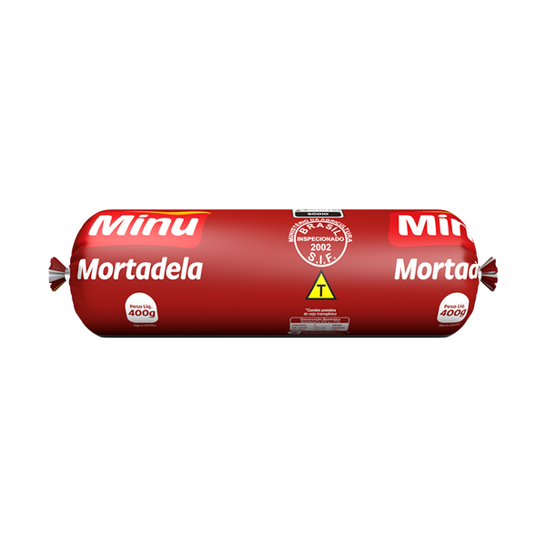 Mortadela Minu 400g C/ Toucinho