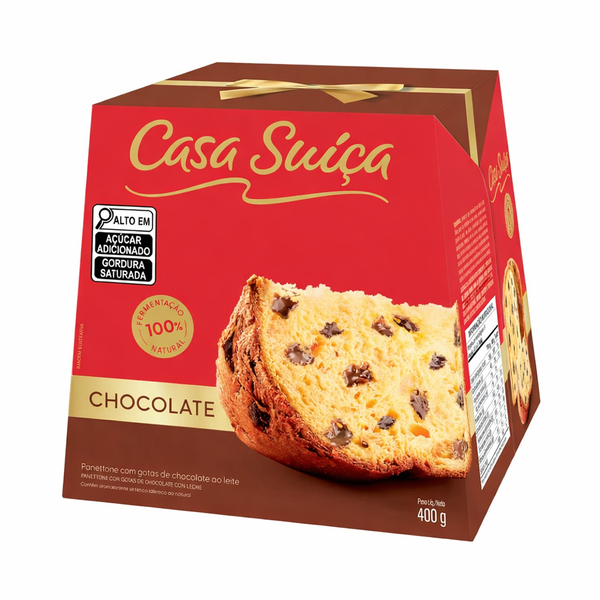 Panettone Casa Suica 400g Chocolate