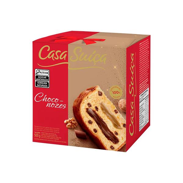 Panettone Casa Suica 500g Nozes
