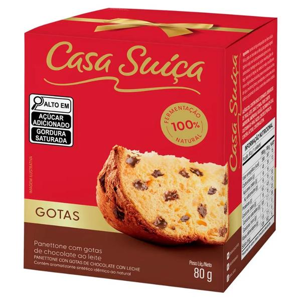 Panettone Casa Suica 80g Gotas