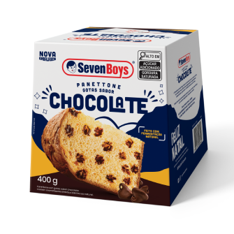 Panettone SevenBoys 400g Gotas Chocolate
