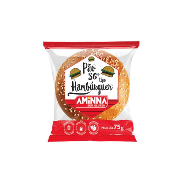 Pao Aminna 75g Hamburguer