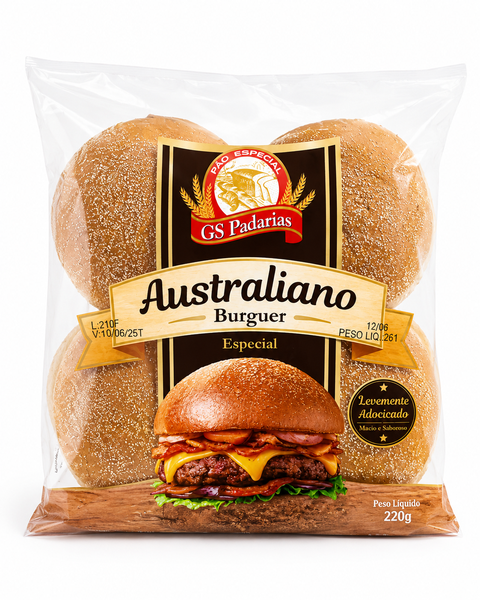 Pao Hamburguer GS 220g Australiano