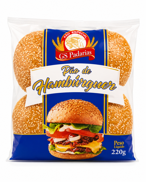 Pao Hamburguer GS 220g Gergelim