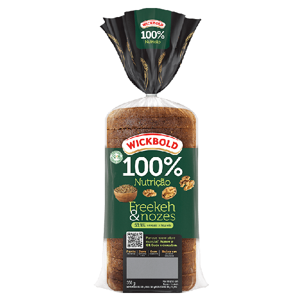 Pao Wickbold 400g 100% Integral Freekeh/Noz Peca