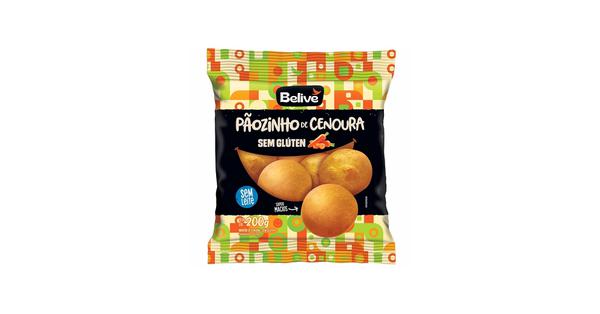 Paozinho Belive 200g Cenoura