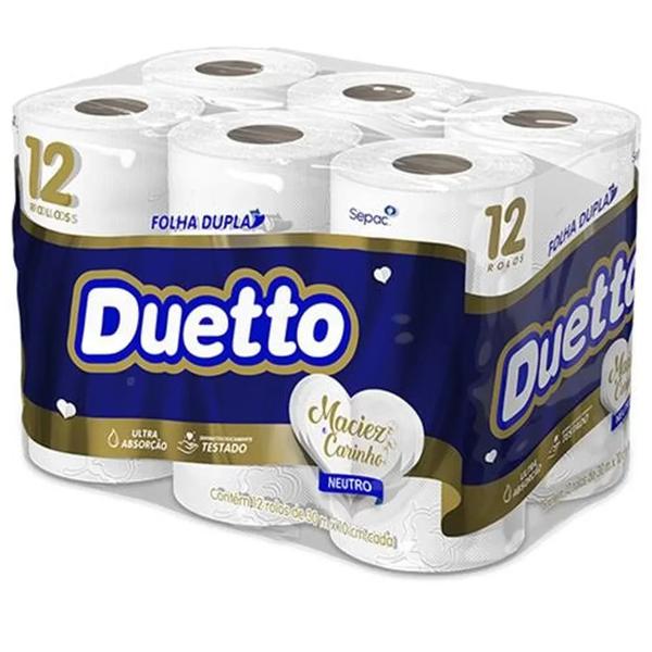 Papel Higienico Duetto 12x20m Neutro