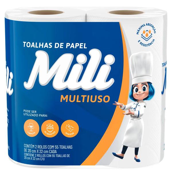 Papel Toalha Mili 55 20x22cm