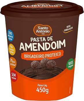 Pasta Amendoim Santo Antonio 450g  Brigadeiro Proteico