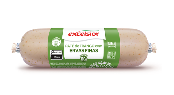 Pate Excelsior 250g Frango/Ervas Finas
