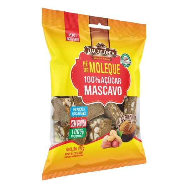 Pe  Moleque Da Colonia 240g Mascavo