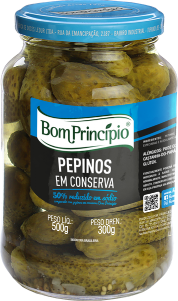 Pepino Bom Principio 300g Reducao Sodio
