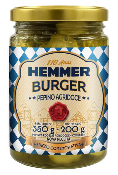 Pepino Hemmer Rodelas 200g Agridoce