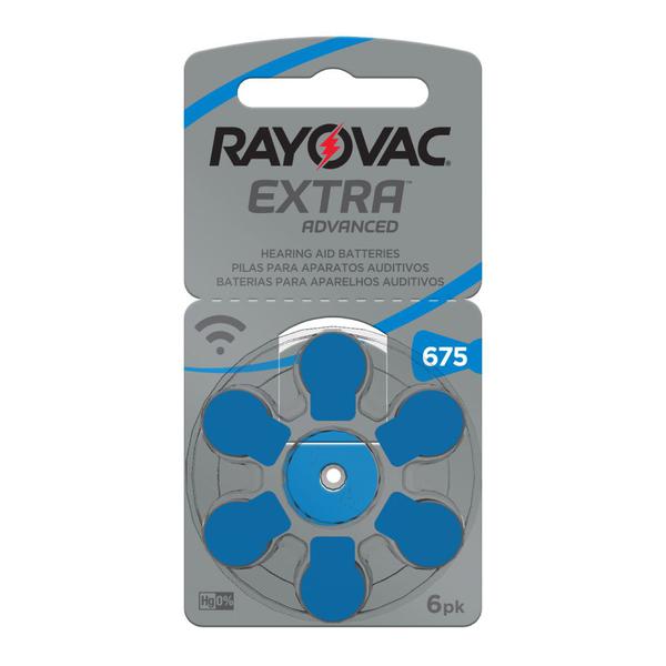 Pilha Rayovac Extra Advanced 675 6 Unidades