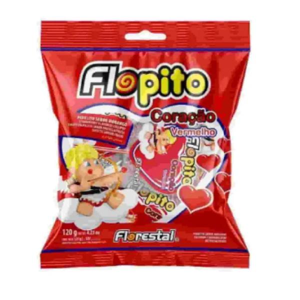 Pirulito Florestal 120g Coracao Vermelho