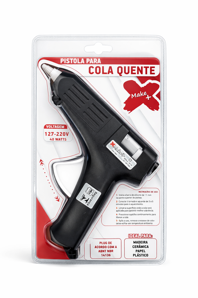Pistola Cola Quente Make + 40w