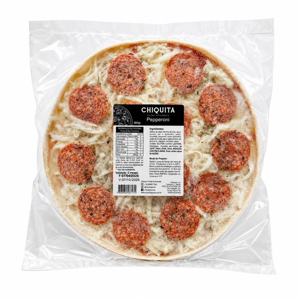 Pizza Artesanal Chiquita 360g Pepperoni