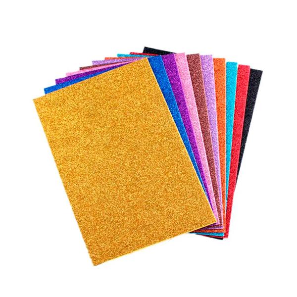 Placa Eva C/ Glitter 60x40cm Cores Unidade