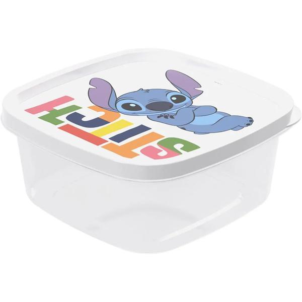 Pote Quadrado Plasutil Stitch