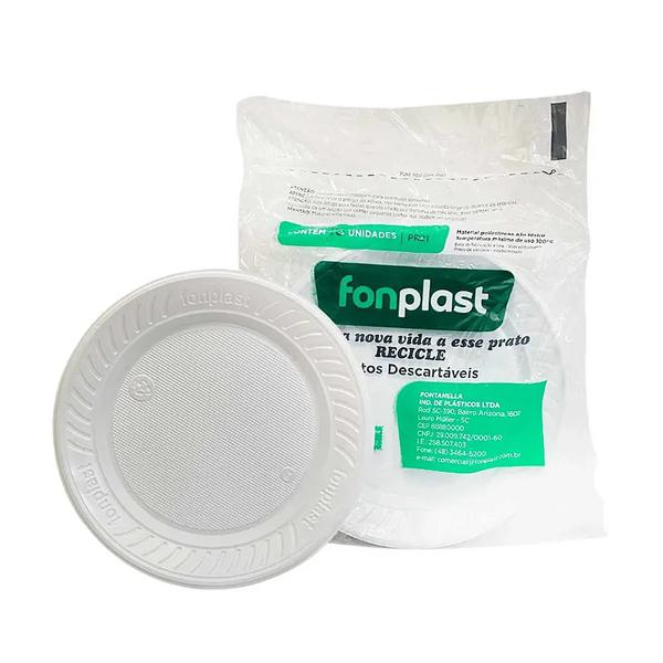 Prato Descartavel FonPlast 15cm