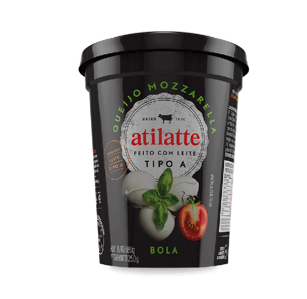 Queijo Atilatte 580g Mozzarella Bola Tipo A