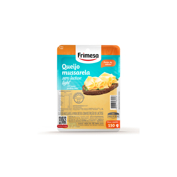 Queijo Frimesa 150g Mussarela Zero Lactose