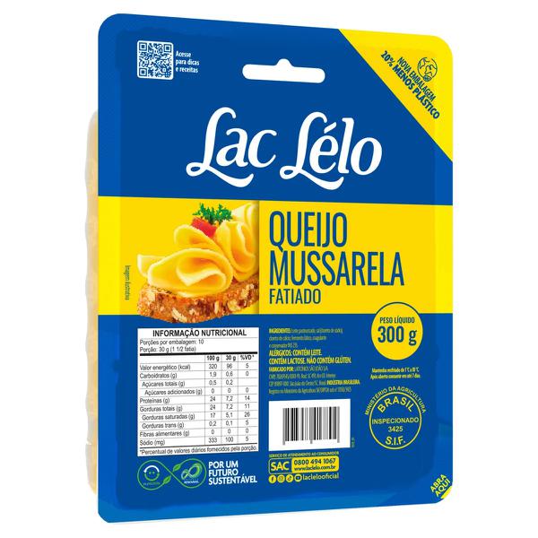 Queijo Lac Lelo 300g Mussarela Fatiado