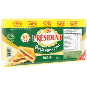 Queijo Mussarela President 500g