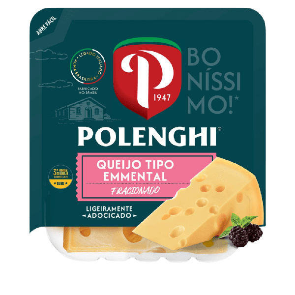 Queijo Polenghi 120g Tipo Emmental
