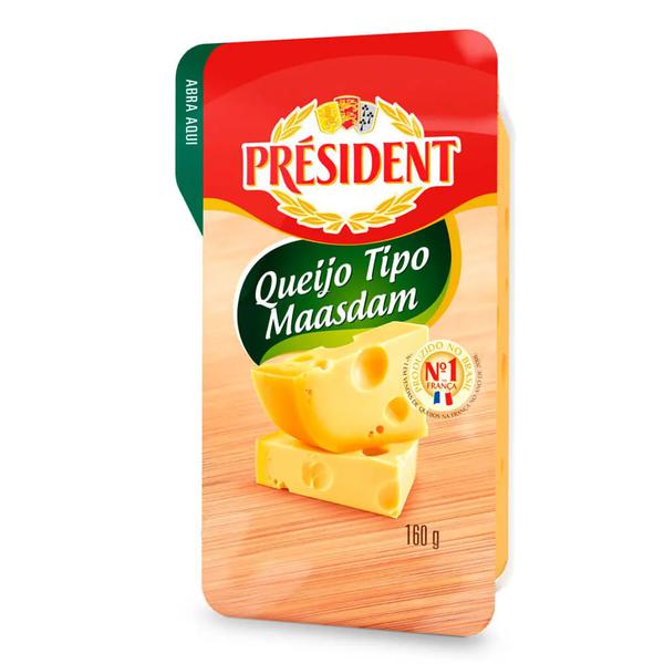 Queijo President 160g Maasdam