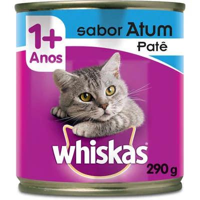 Racao Whiskas 290g Lt Pate Atum
