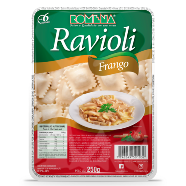 Ravioli Romena 250g Frango