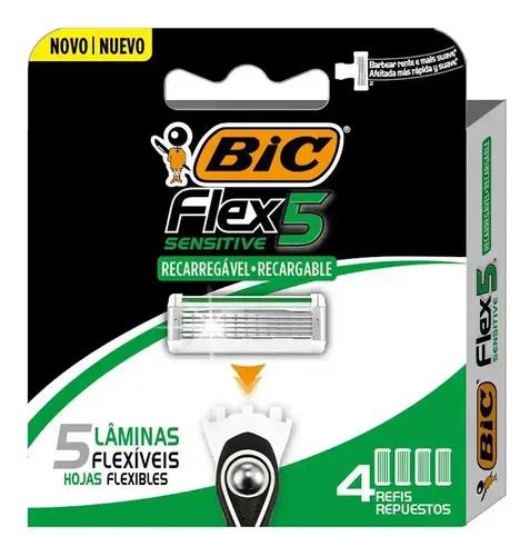 Refil Bic Flex5 Sensitive c/4
