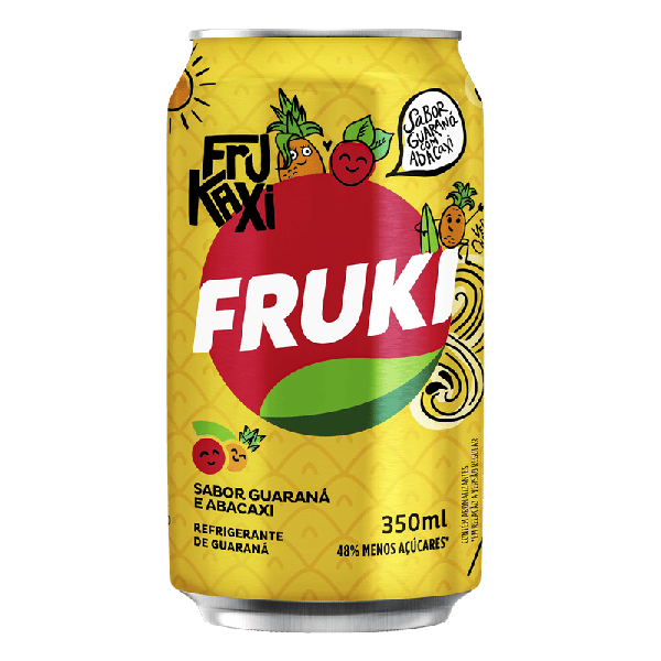 Refrigerante Fruki 350ml Guaraná Abacaxi
