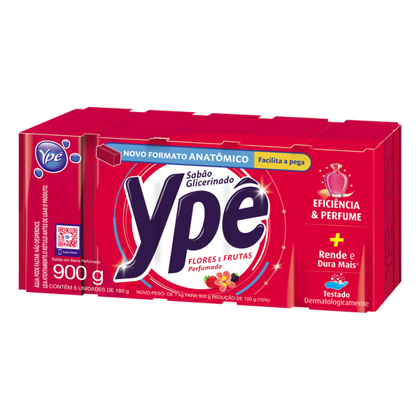 Sabao Barra Ype 900g Flores e Frutas