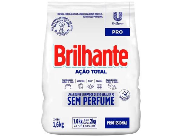 Sabao Po Brilhante 1,6kg Sem Perfume