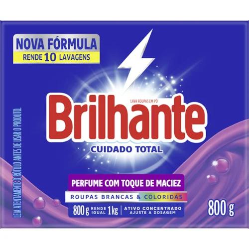 Sabao Po Brilhante 800g Cuidado Total