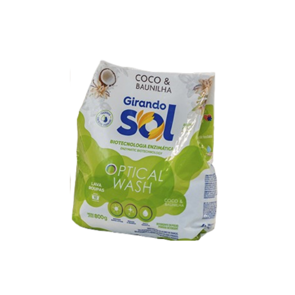 Sabao Po Girando Sol 800g Coco Baunilha