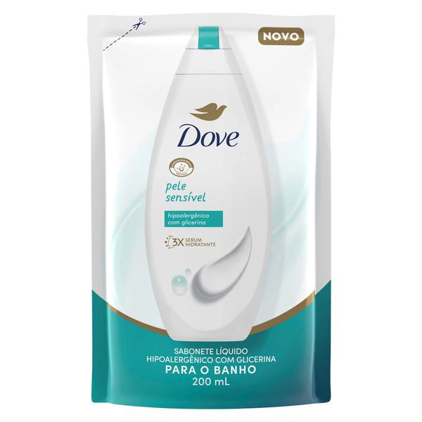 Sabonete Liquido Dove 200ml Pele Sensivel