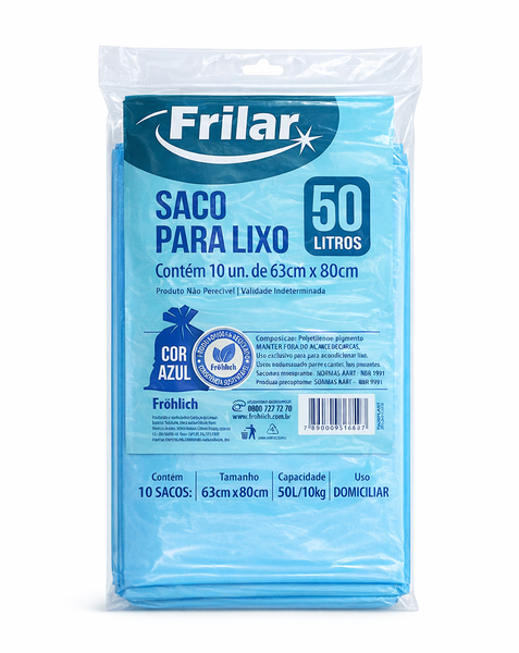 Saco Lixo Frilar 50l