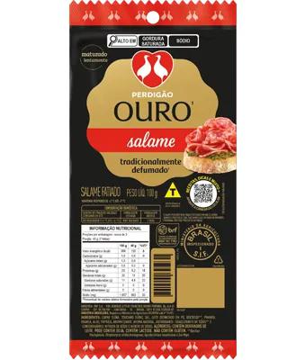 Salame Perdigao Fatiado 100g Defumado