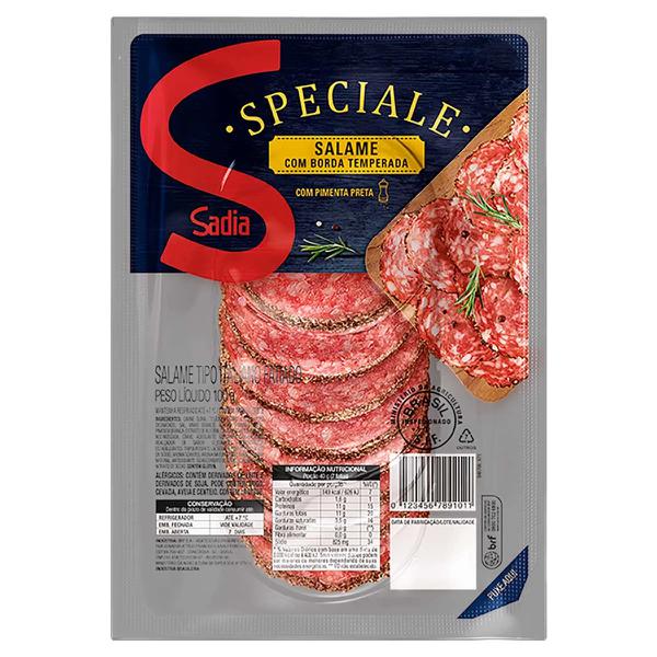 Salame Sadia 100g Borda Temperada