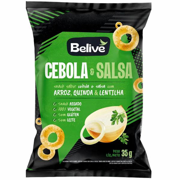 Salgadinho Belive s/ Gluten 35g Cebola Salsa